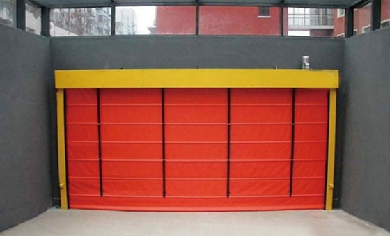 TM-D04 Αλουμινίου Σύνθετο Γρήγορο Roll Up Γρήγορο Roller Shutter Σπειροειδής Ασφάλεια Θύρα Αποθήκης