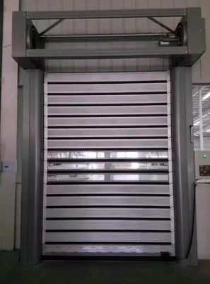 Μέγιστο μέγεθος W8000mm*H8000mm Αλουμινίου Σύνθετο Γρήγορη δράση πόρτα γκαράζ με σπειροειδή ασφάλεια
