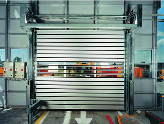 Automatic Roller Shutter Door with Fire Proofing and High Speed Opening Customized Model for Industrial Use
