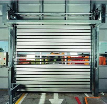 Fire Proofing IP55 Protection Customizable Size Automatic Roller Shutter High Speed Aluminum Alloy Warehouse Door